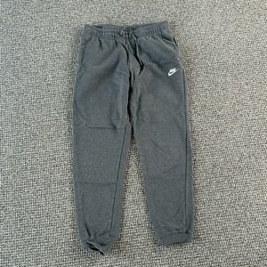 Grey Nike sweatpants